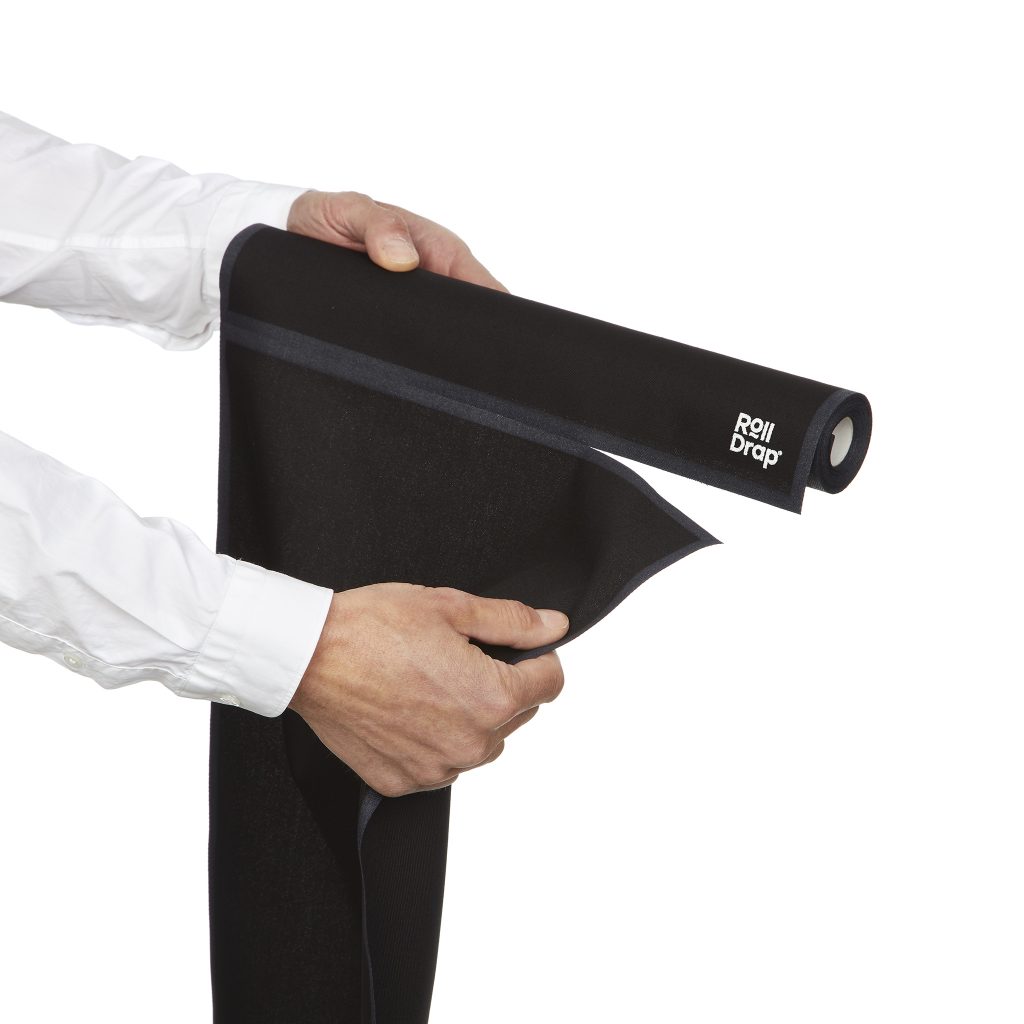 Антибактериална полираща кърпа черна - 40/64см Roll drap